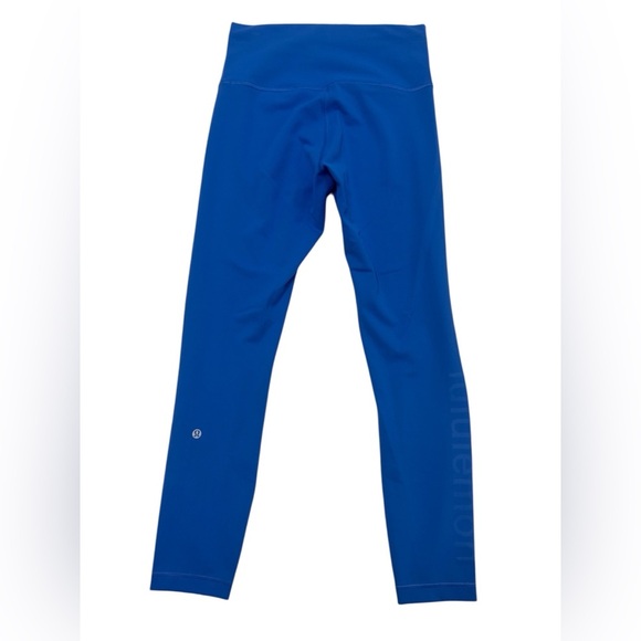 Lululemon Wunder Train High-Rise Tight 25" *Graphic in Pipe Dream Blue - Picture 8 of 10